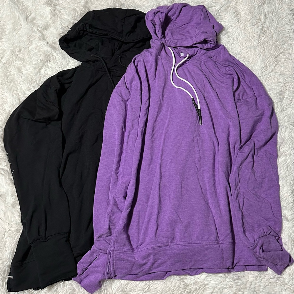 CVG Ideal Hoodies Bundle of 2 (black and purple) VGUC Size S